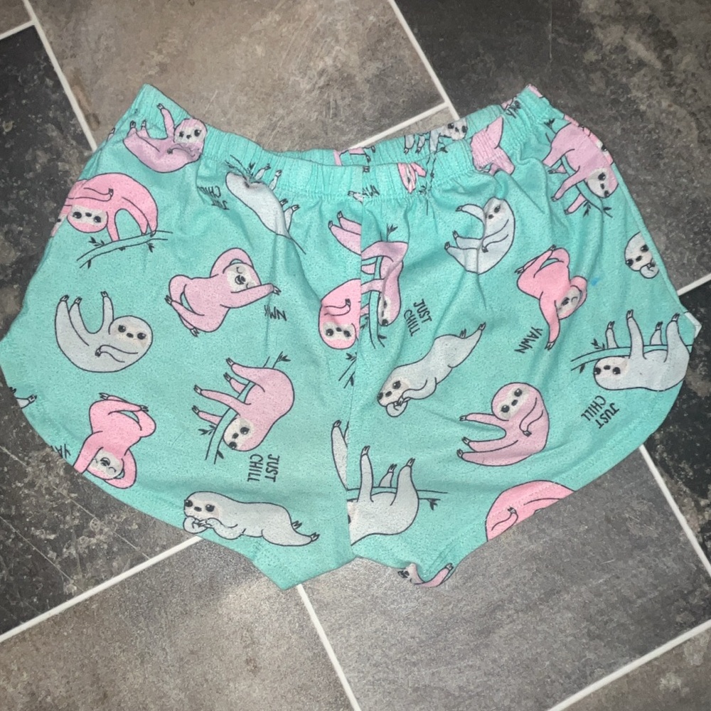 JUSTICE 💖 Cute Sloth Print Shorts